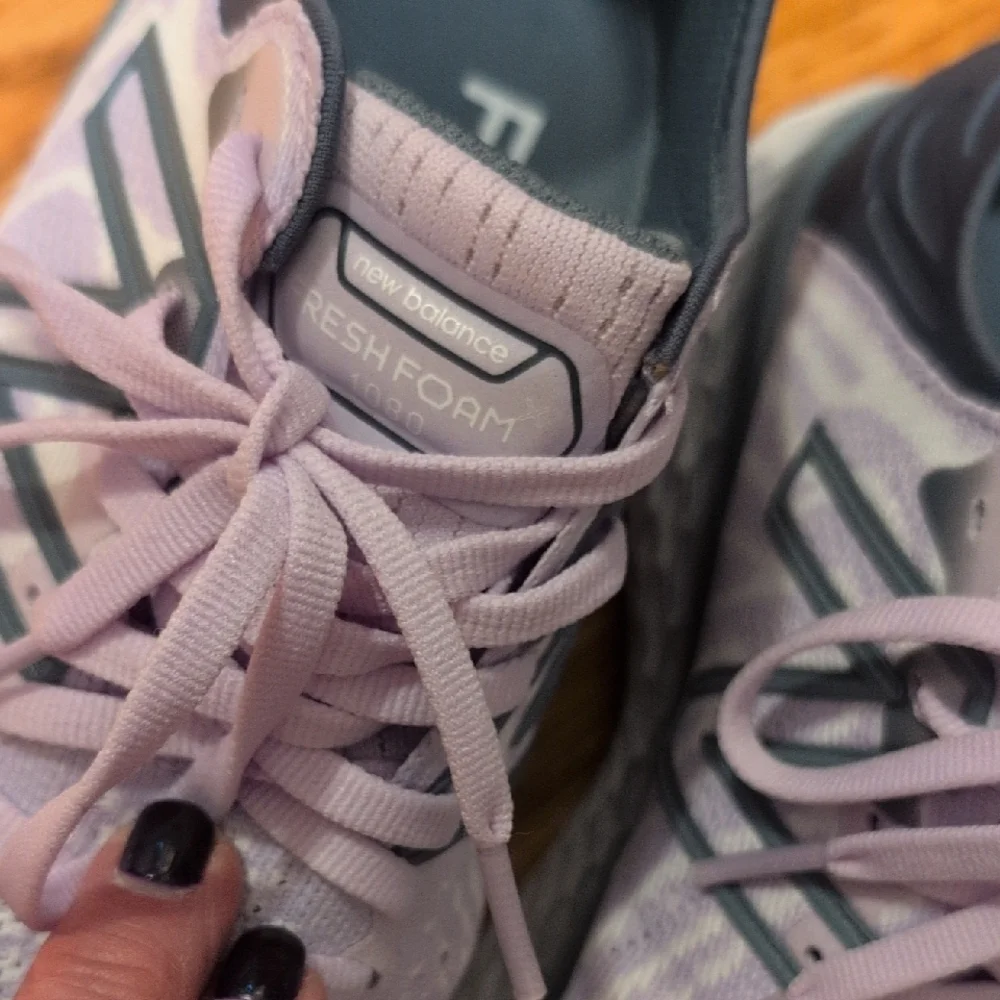 New Balance Women's Lavender Athletic Shoes - Picture 2 of 9